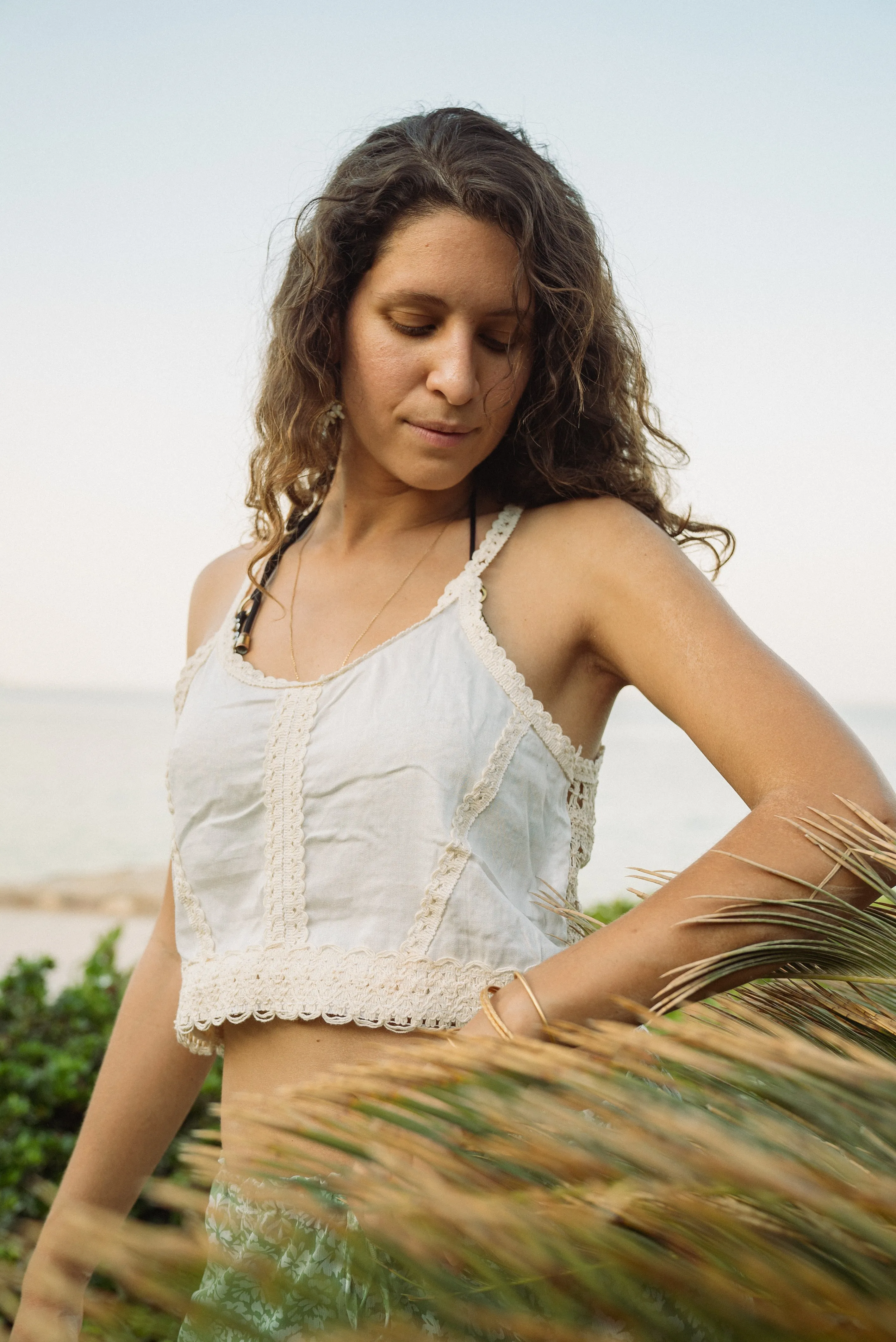 Seaside Cami Top in White