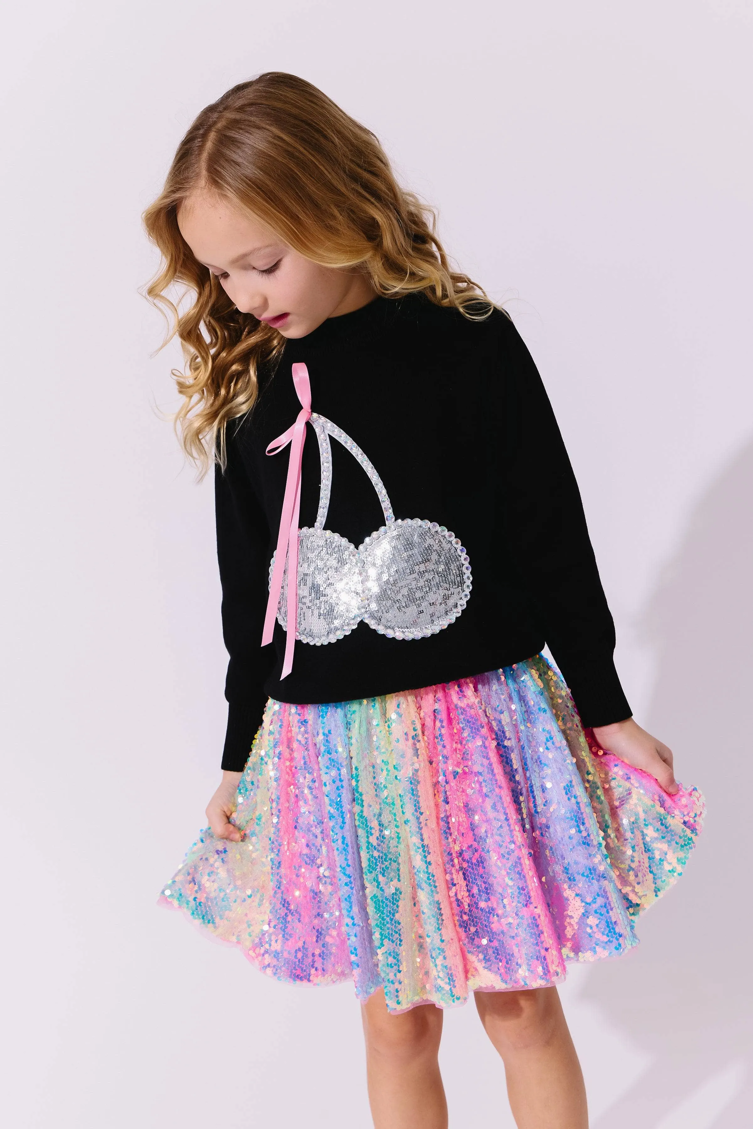 Sequin Ombre Skirt