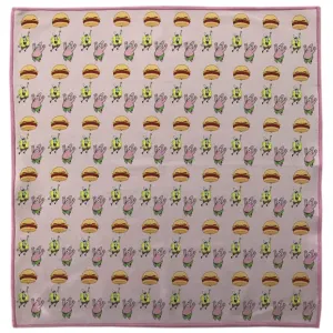 Spongebob Burger Balloon Microfiber Pocket square