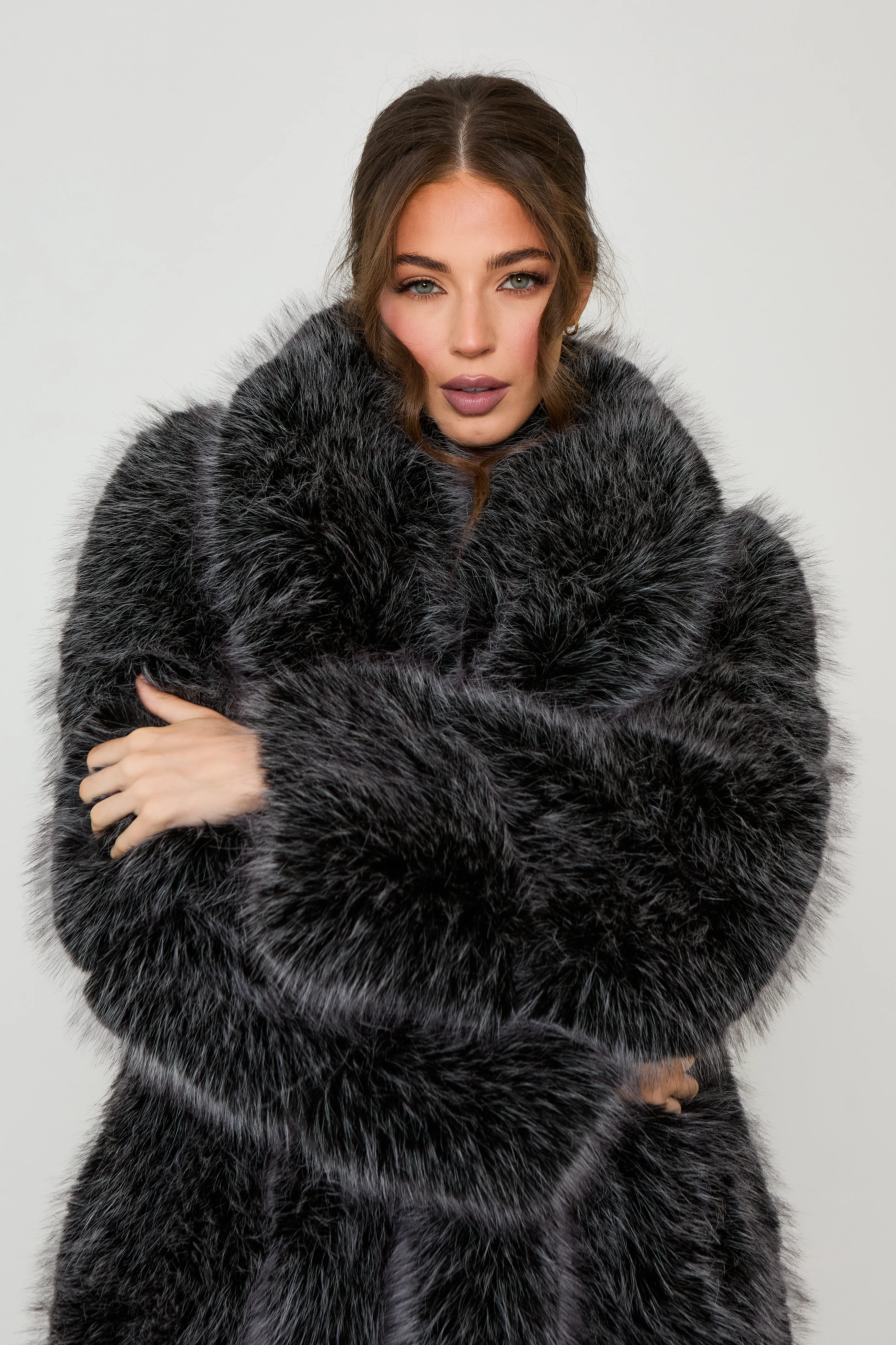 Tamara Long Premium Faux Fur Coat