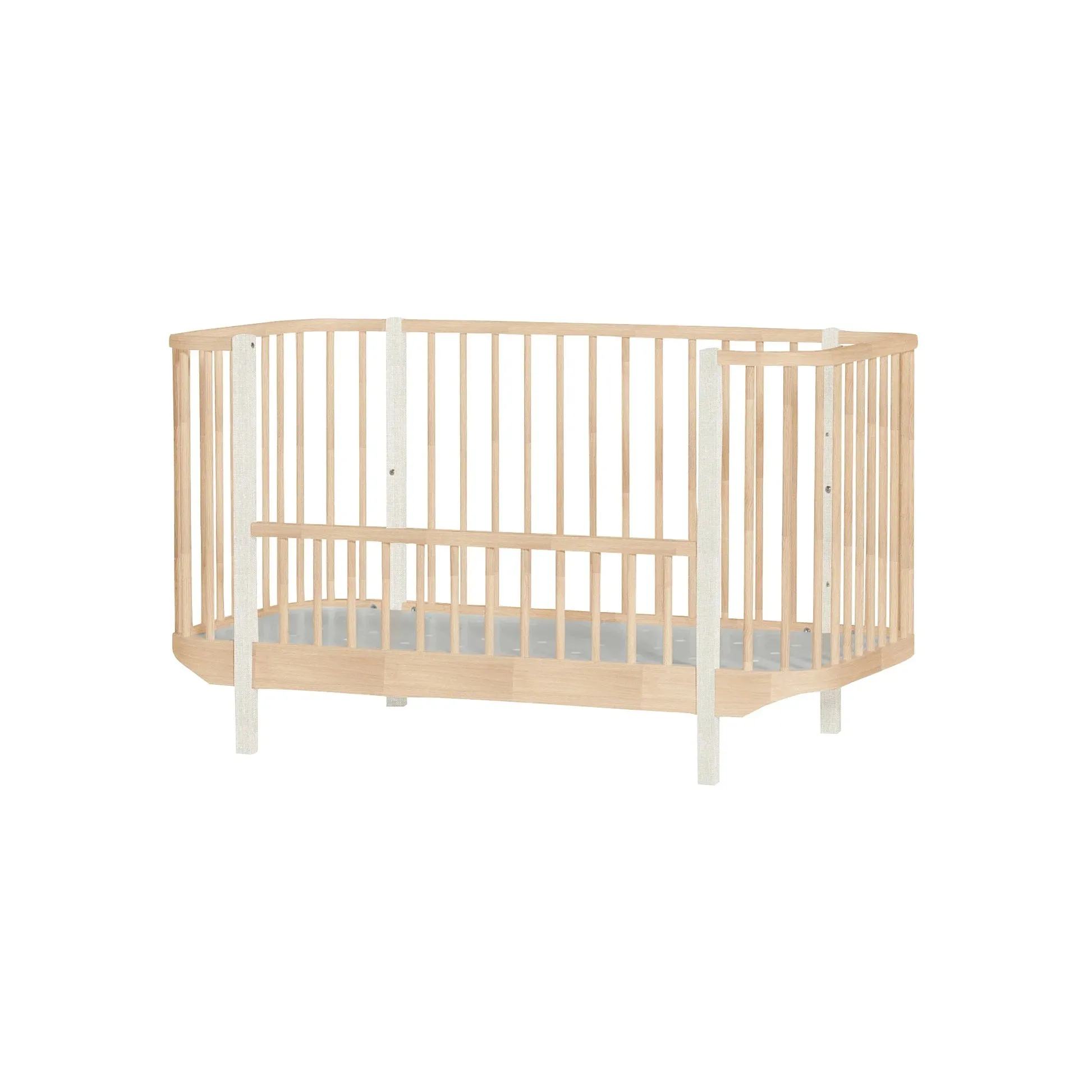 The Baby Atelier 100% Organic   Nordic Crib  Natural