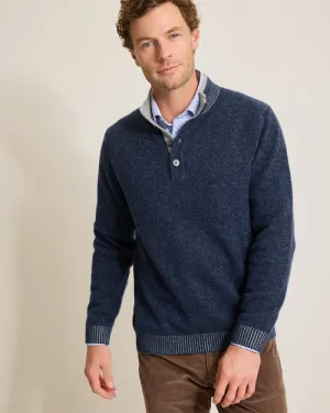 Tommy Bahama Soft Sands Cashmere Mock-Neck Sweater | Midnight Blue