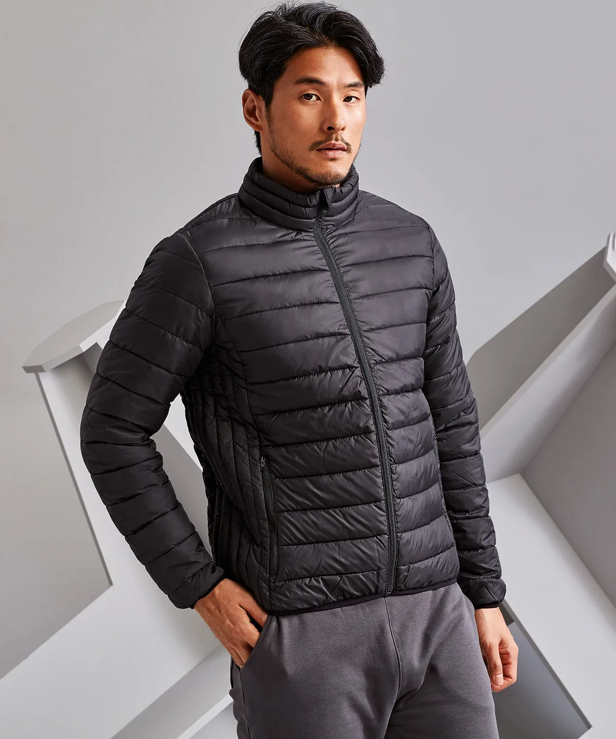 Traverse padded jacket | Black/Light Grey