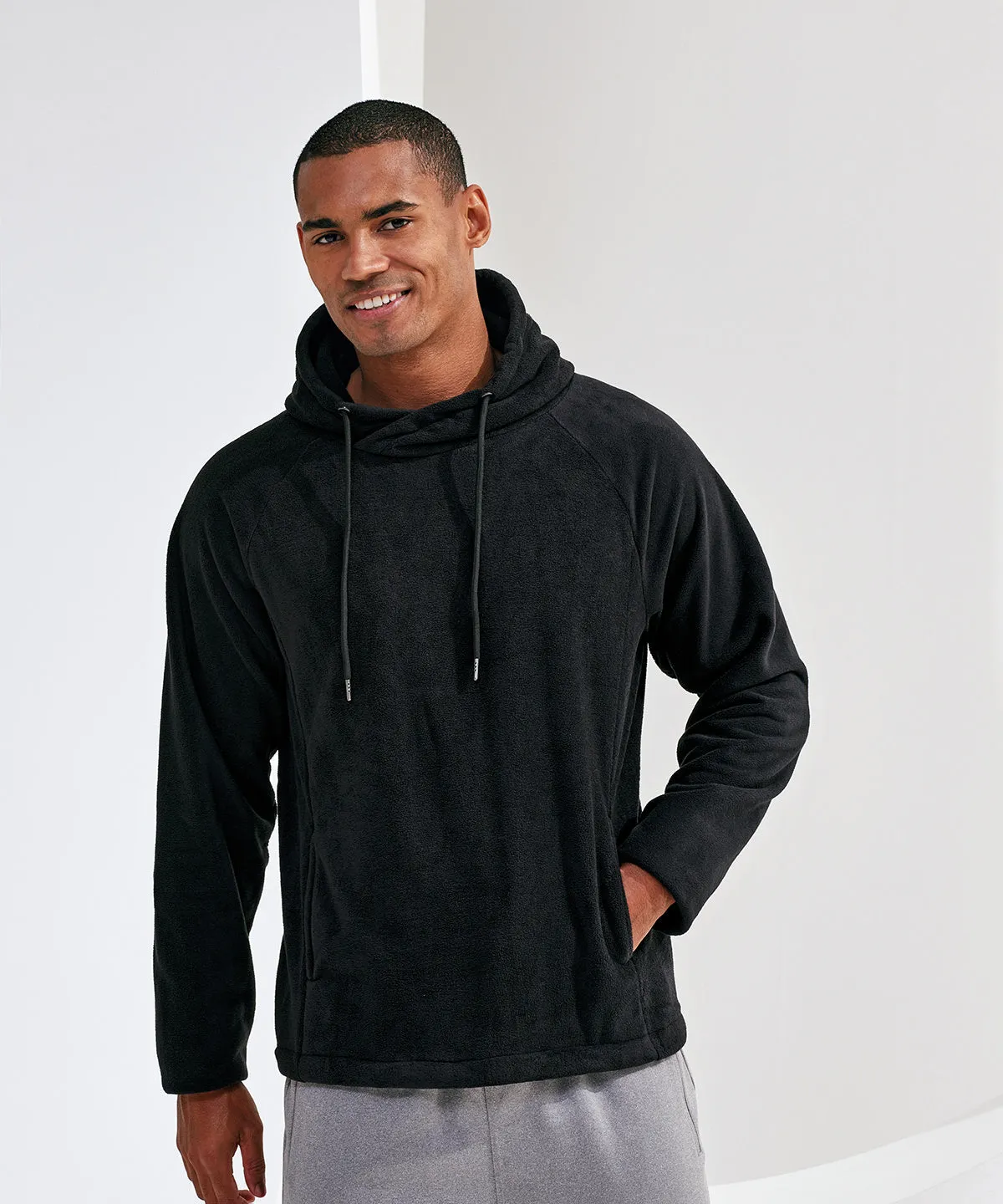 TriDri® microfleece hoodie | Black