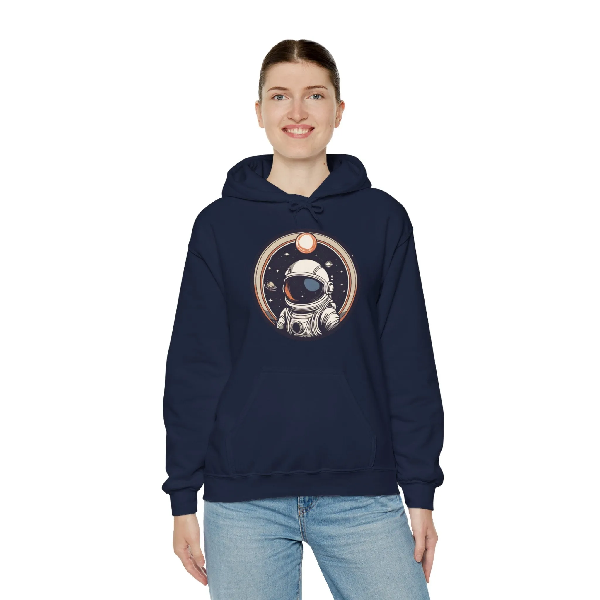 Welcome To Space Age Astronaut Spaceart Sci-Fi Hoodie