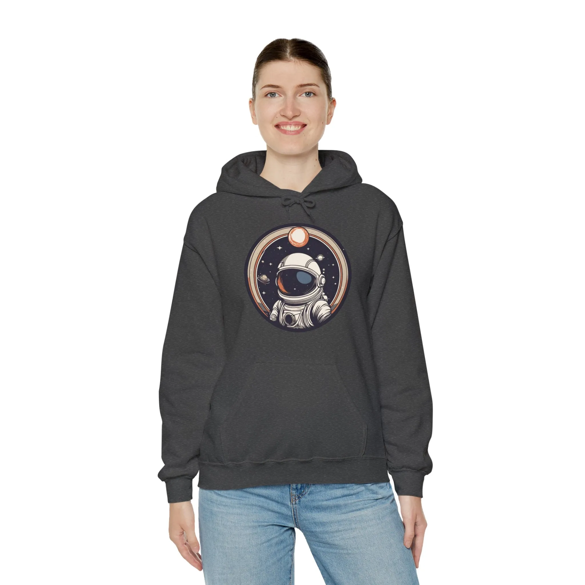 Welcome To Space Age Astronaut Spaceart Sci-Fi Hoodie