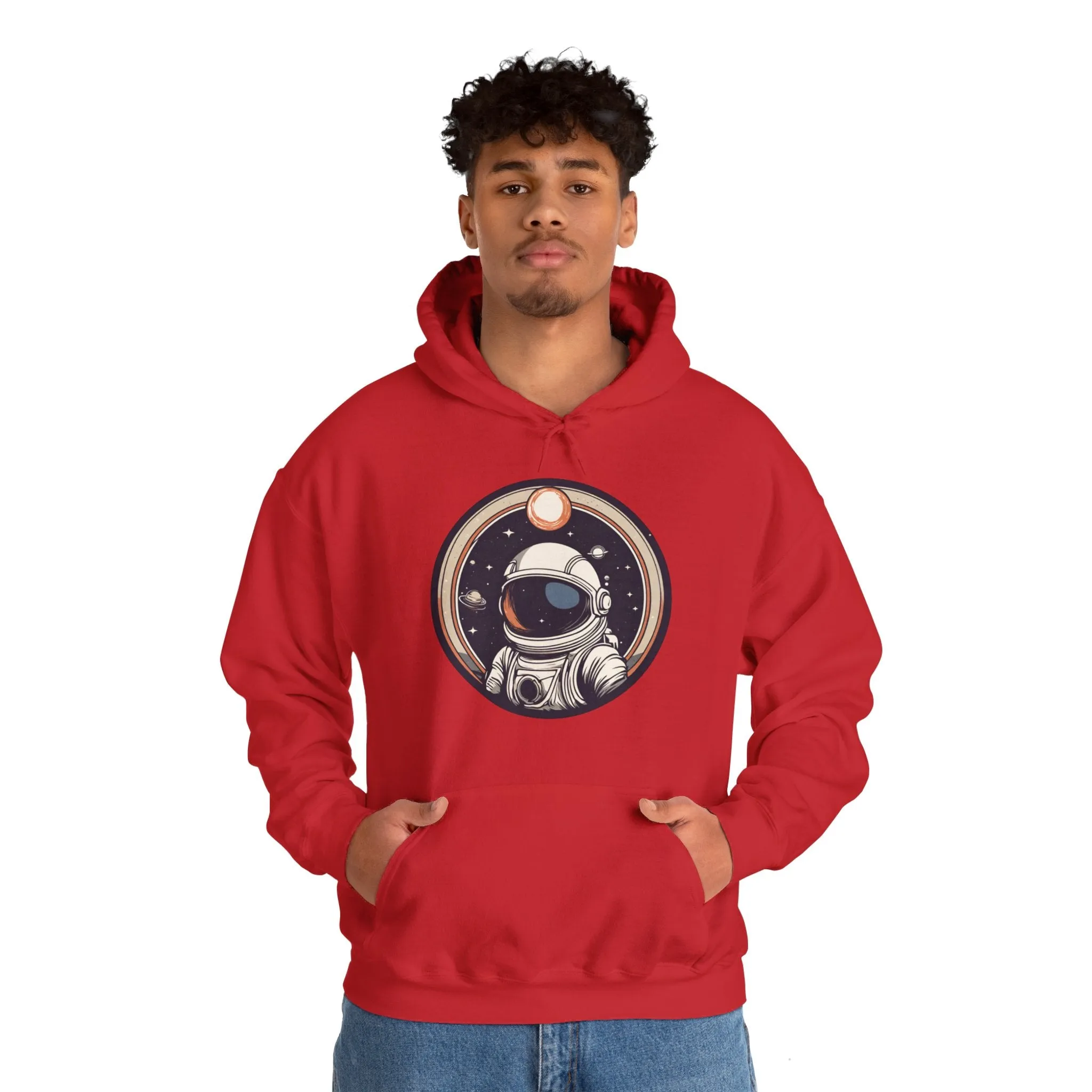 Welcome To Space Age Astronaut Spaceart Sci-Fi Hoodie