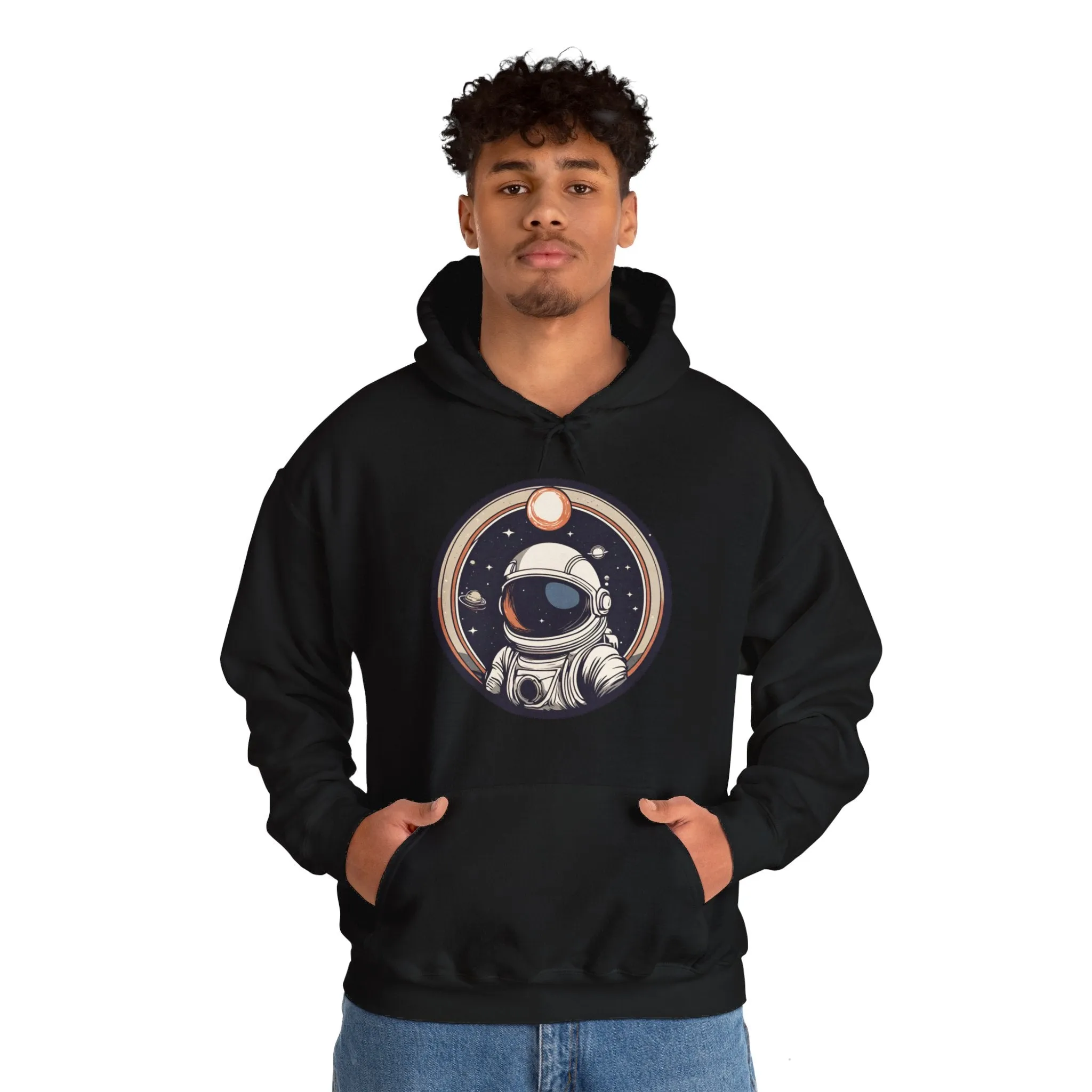 Welcome To Space Age Astronaut Spaceart Sci-Fi Hoodie