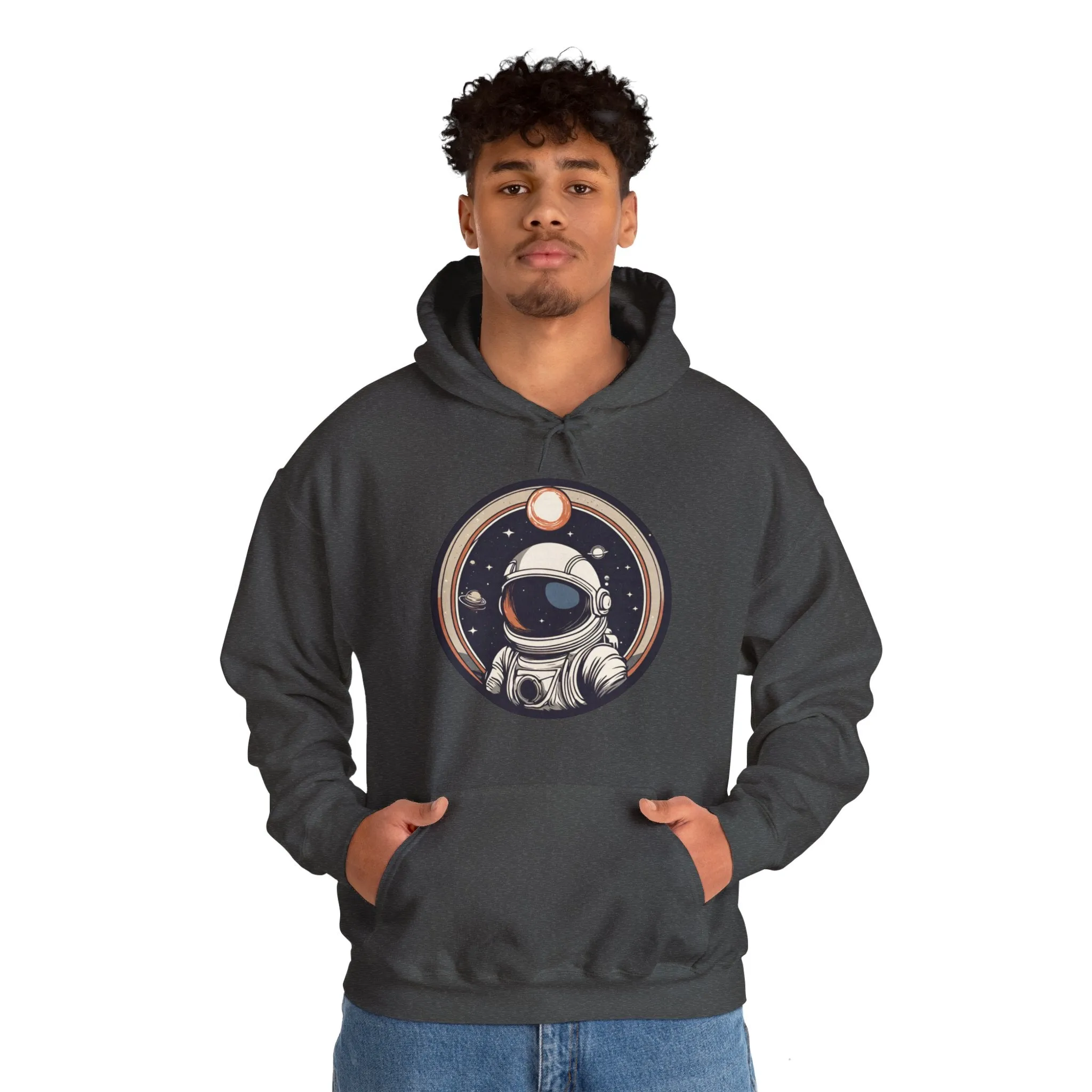 Welcome To Space Age Astronaut Spaceart Sci-Fi Hoodie