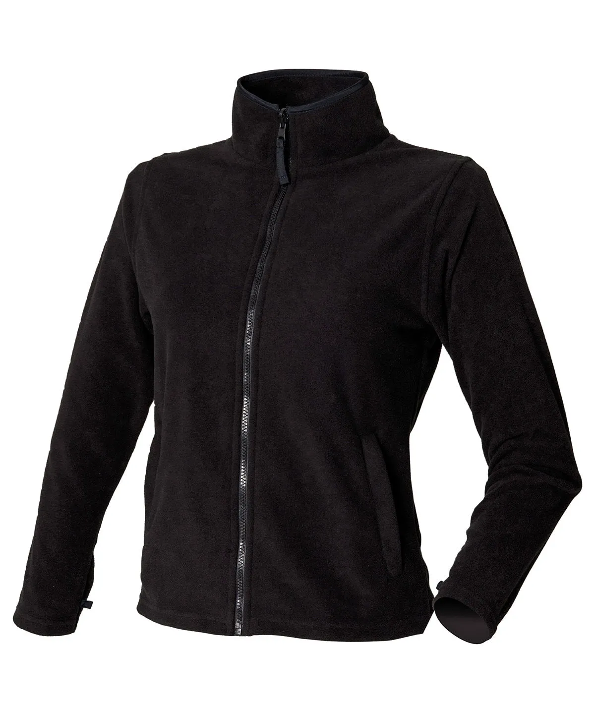 Womens microfleece jacket | Black