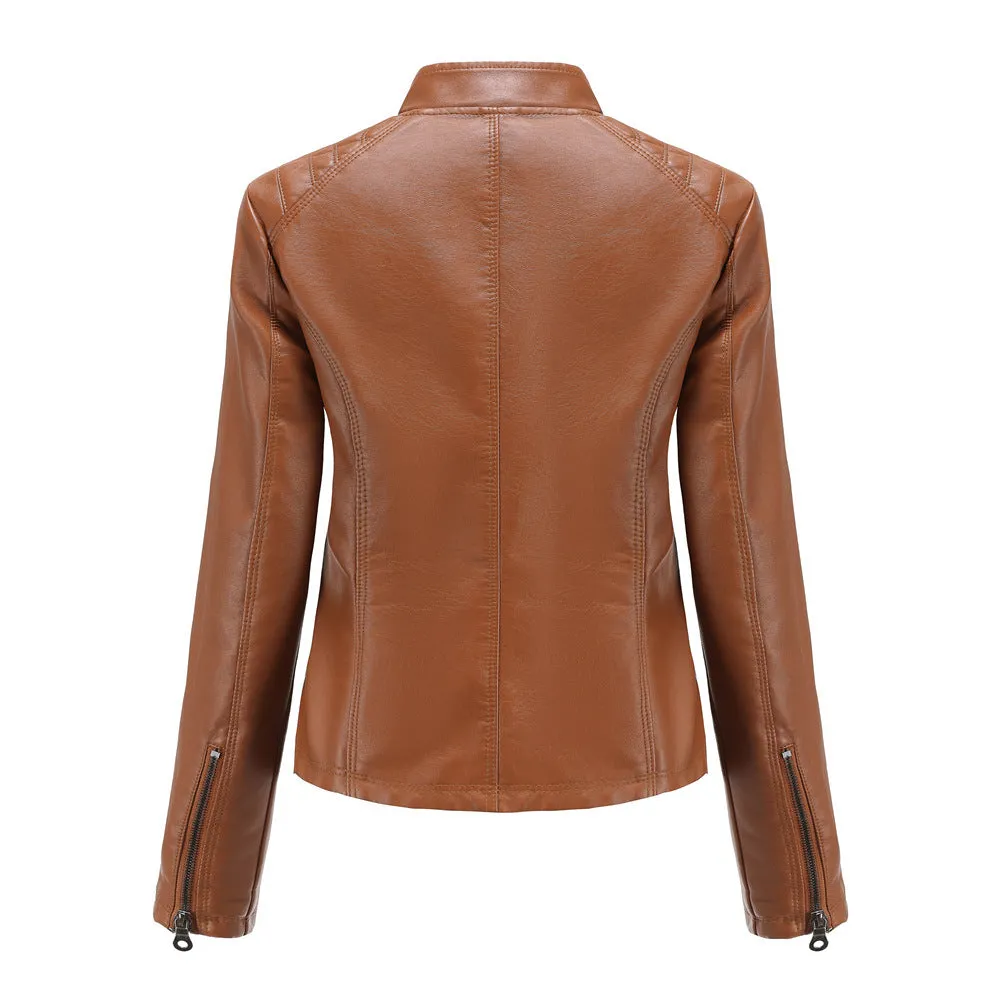 Women's Motorcycle Leather Jacket