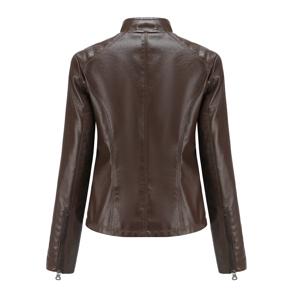 Women's Motorcycle Leather Jacket