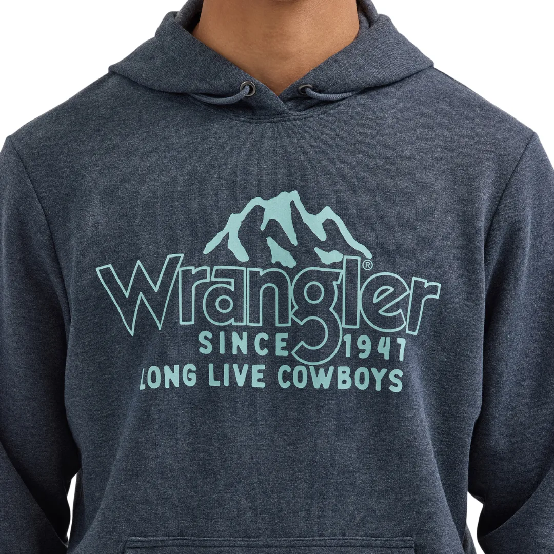 Wrangler® Mountain Crest Pullover Hoodie in Dark Sapphire 112354256