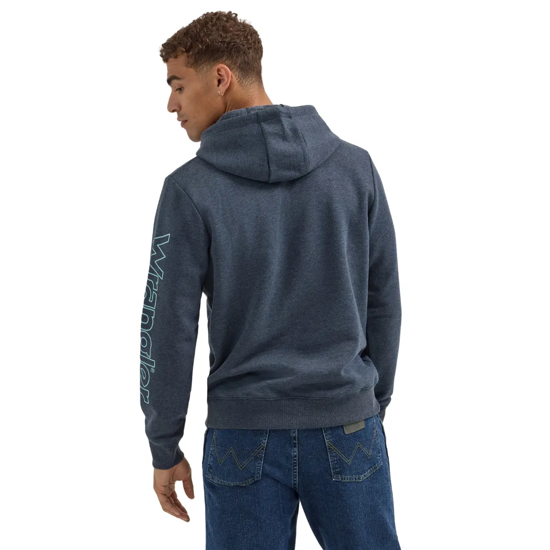 Wrangler® Mountain Crest Pullover Hoodie in Dark Sapphire 112354256