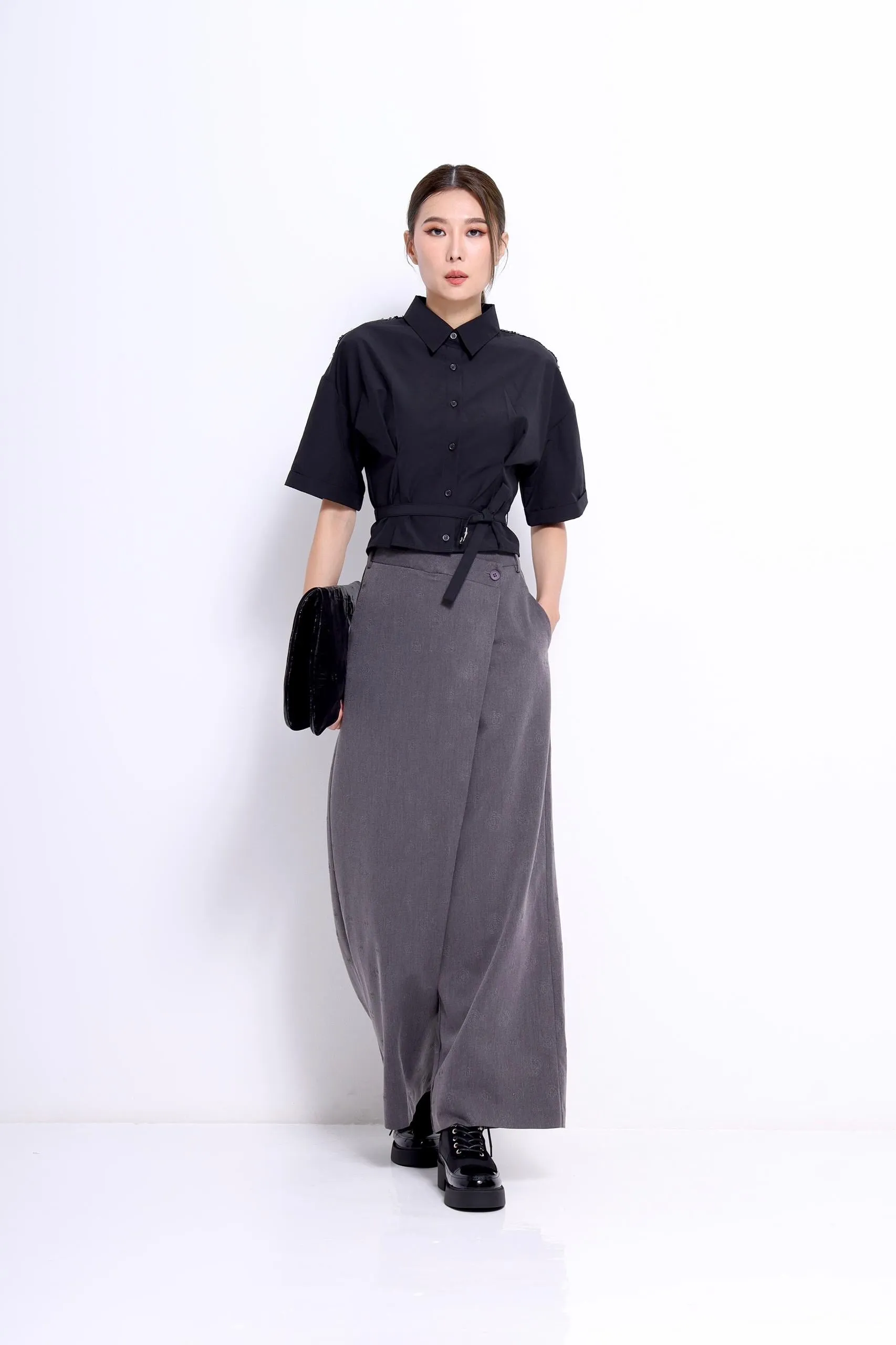 Zera Overlap Tailored Pants