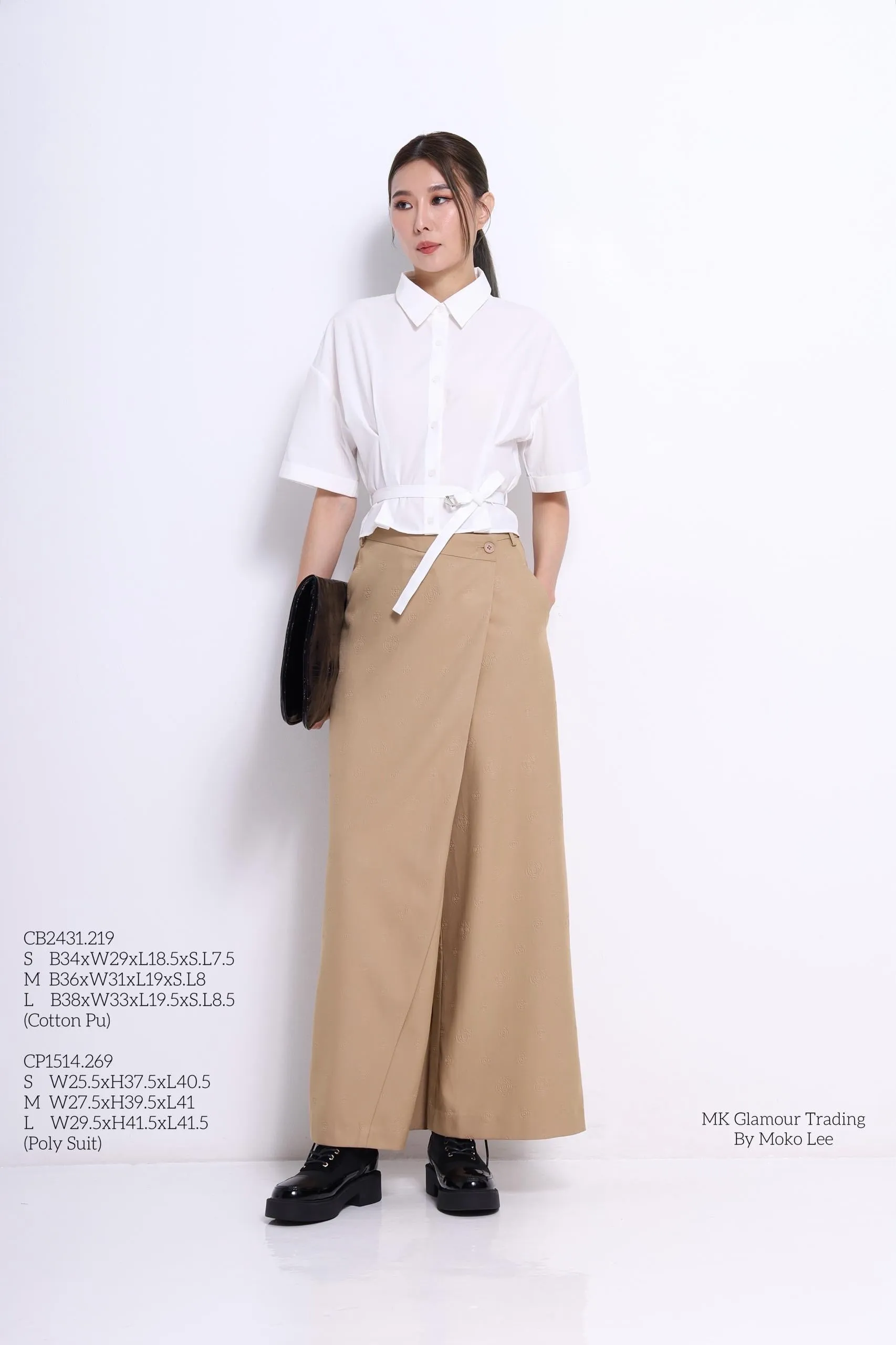 Zera Overlap Tailored Pants