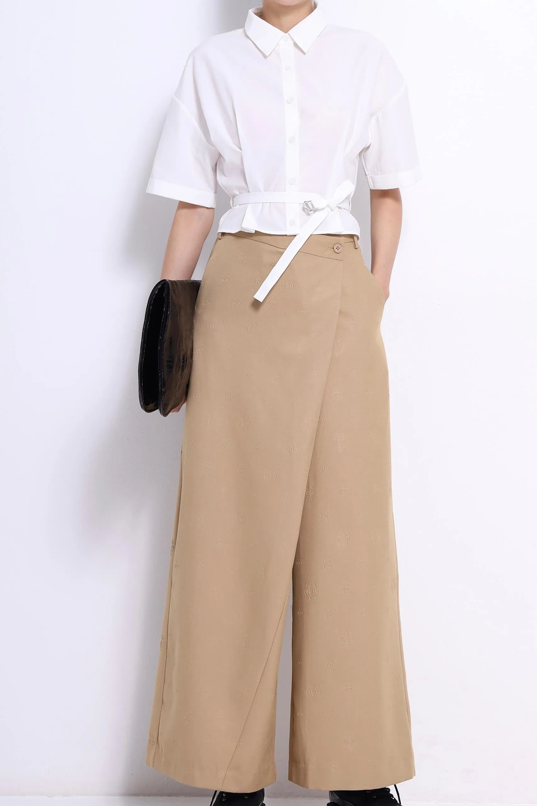 Zera Overlap Tailored Pants